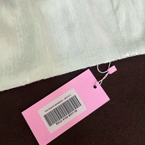 NWT Sequin bandeau top Runaway Rozalia - Picture 4 of 4